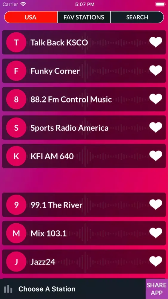 Live FM - World Radio Stations سکرین شاٹس