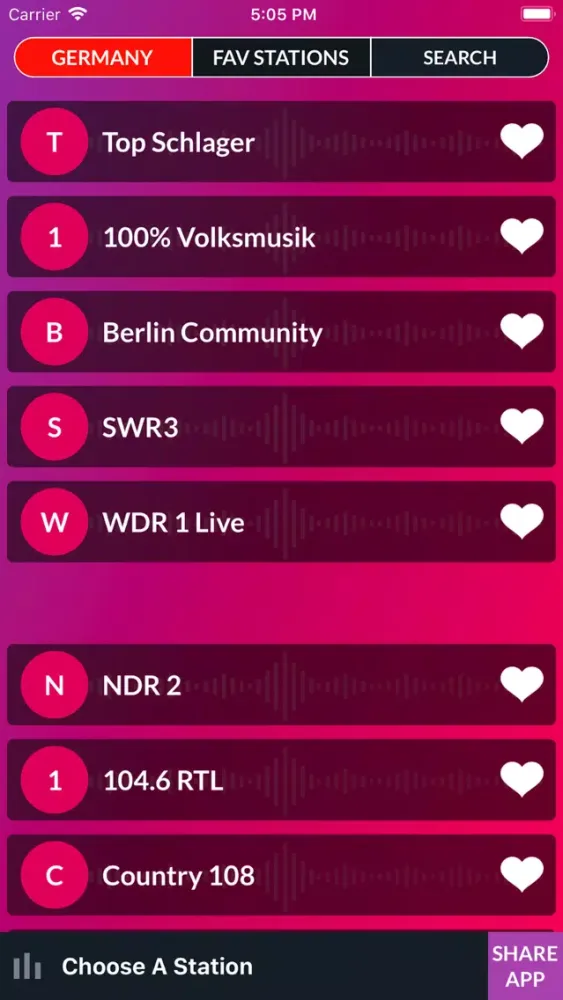 Live FM - World Radio Stations سکرین شاٹس