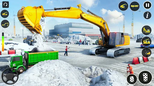 Snow Excavator Simulator Game应用截图