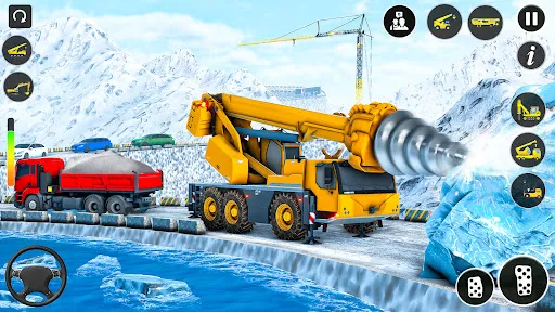 Snow Excavator Simulator Game应用截图