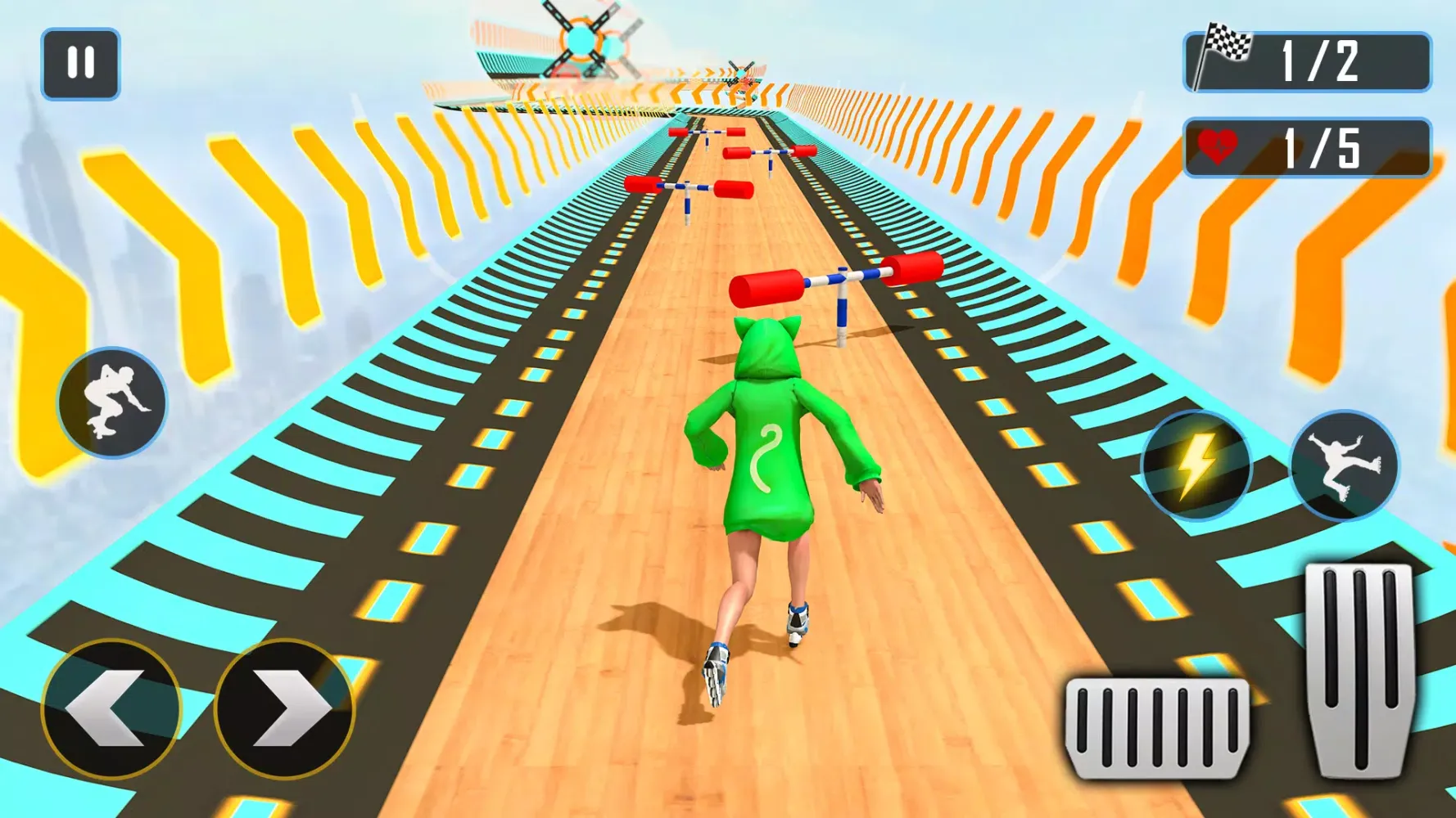 Capturas de tela do Roller Skating Games