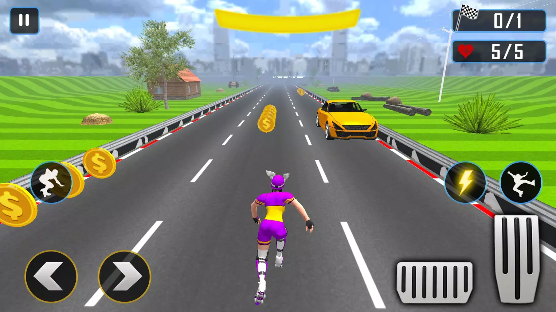 Capturas de tela do Roller Skating Games