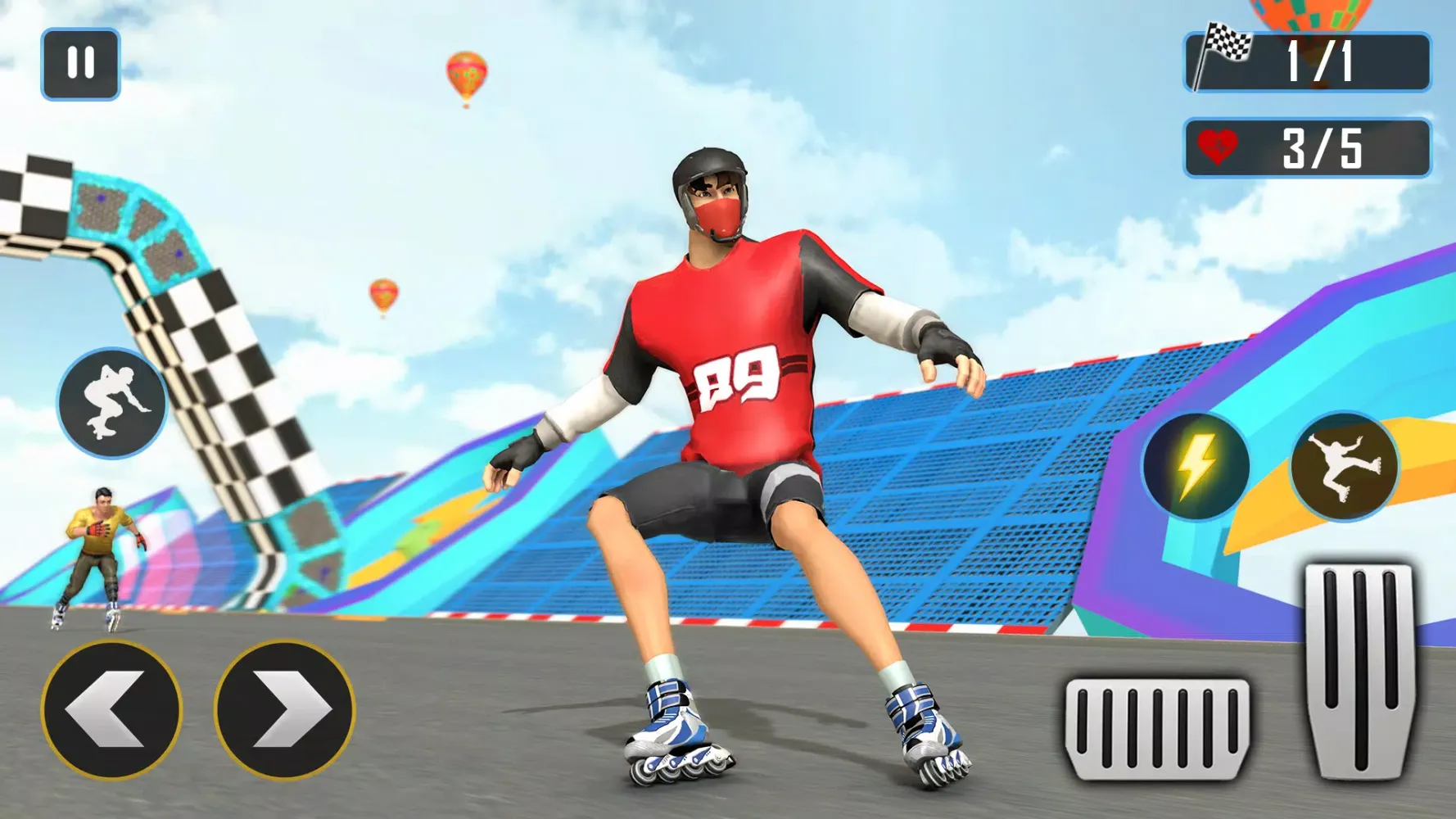 Capturas de tela do Roller Skating Games