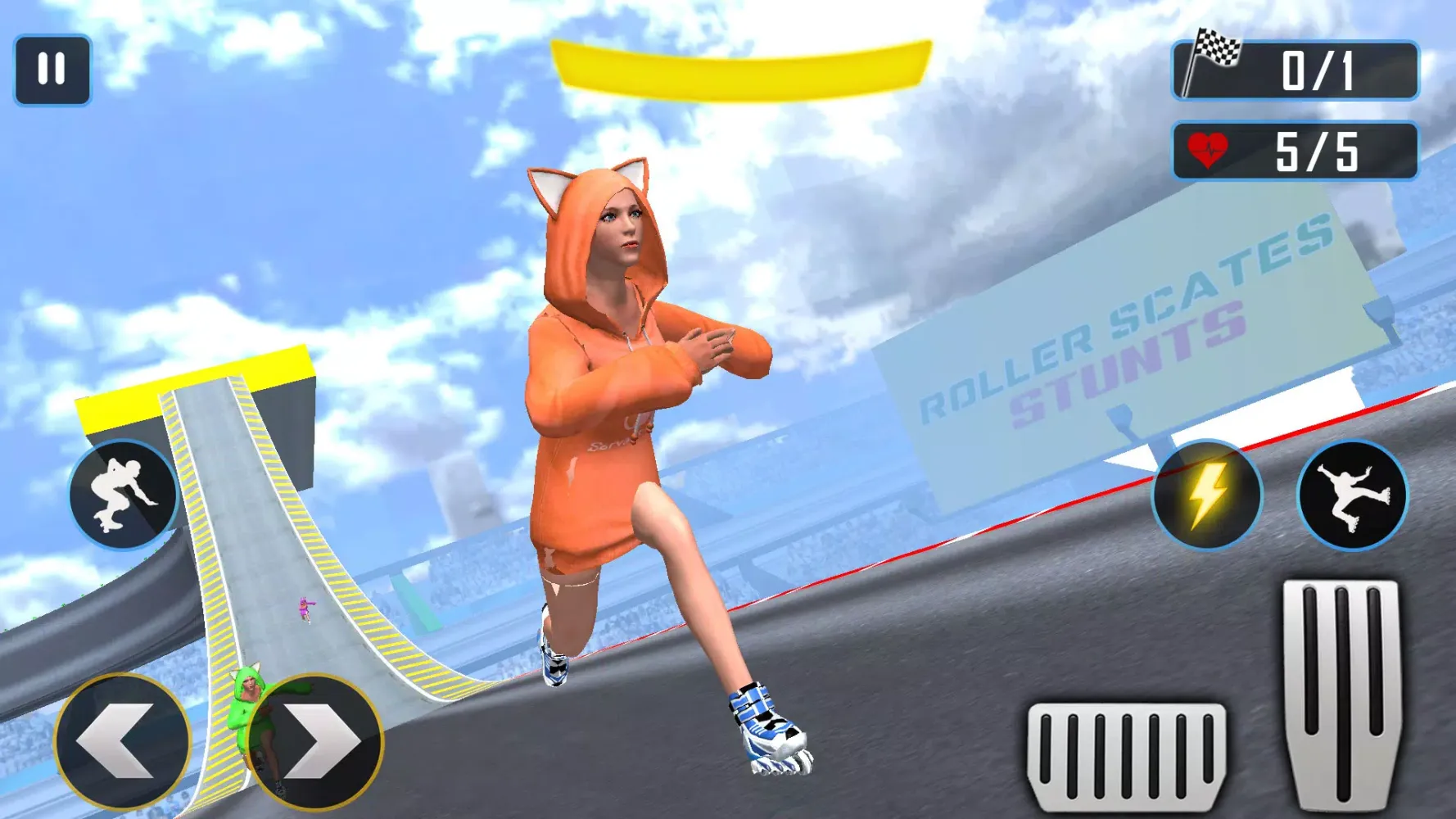 Capturas de tela do Roller Skating Games