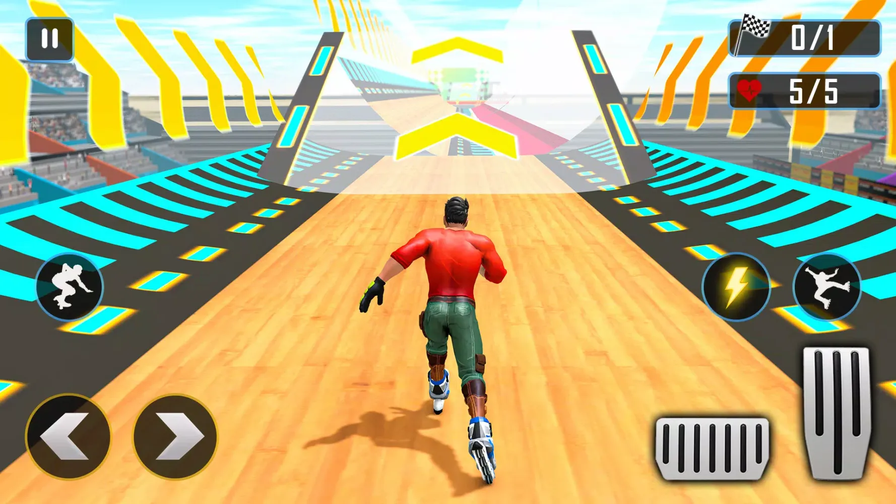 Capturas de tela do Roller Skating Games