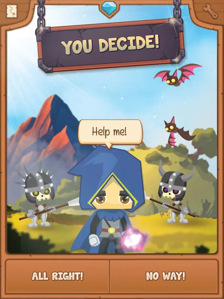 Screenshot di GOD OF MAGIC Choose your story iPad 