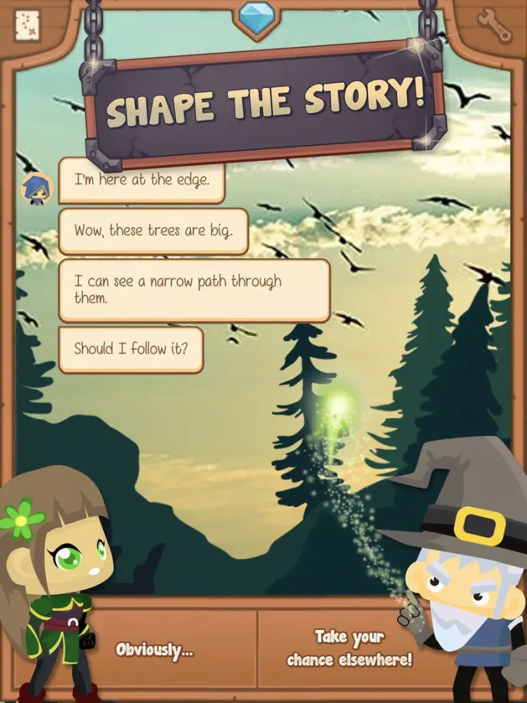 Screenshot di GOD OF MAGIC Choose your story iPad 