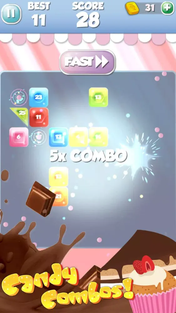 UNICORN SMASH - Candy brick breaker Ekran Görüntüleri