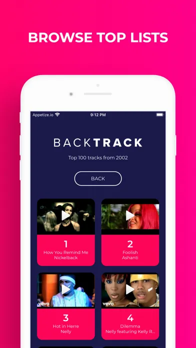 Backtrack - Music Nostalgia Screenshots