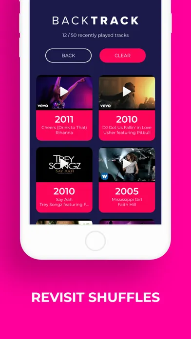 Backtrack - Music Nostalgia Screenshots