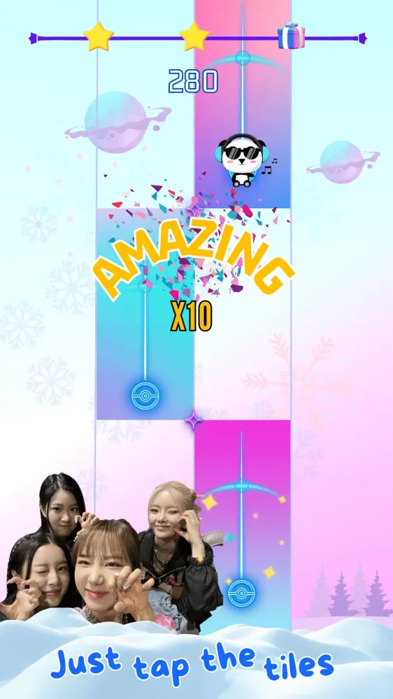 Zrzuty ekranu Cupid - Fifty Fifty Piano Game