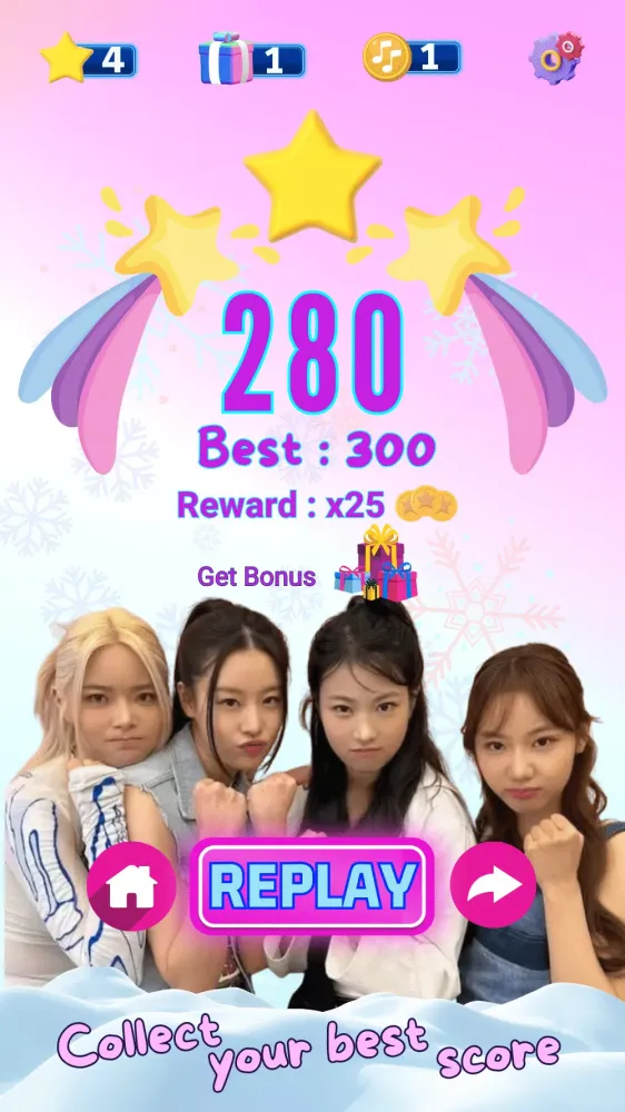 Zrzuty ekranu Cupid - Fifty Fifty Piano Game
