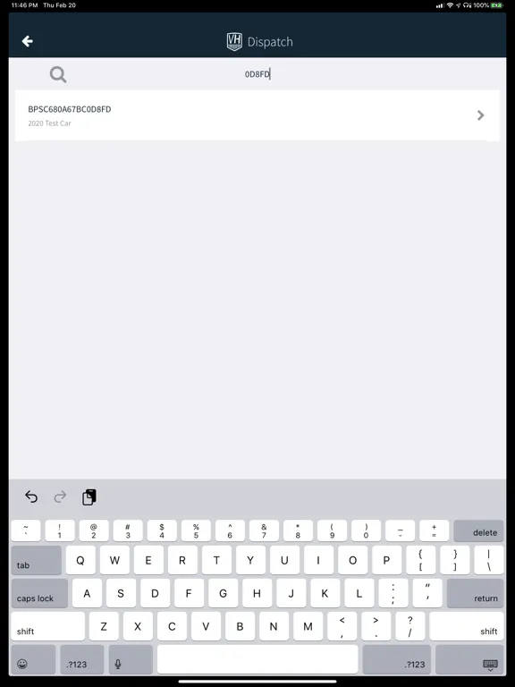 Captures d'écran de VH Dispatch iPad 