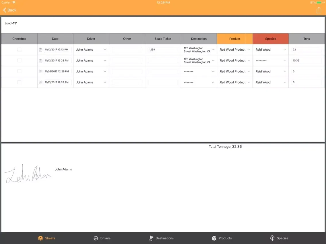 Backwoods Logistics iPad  স্ক্রিনশট