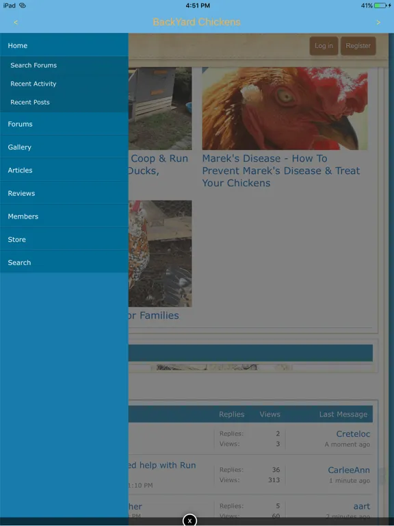Backyard Chickens (BYC) iPad  Screenshots