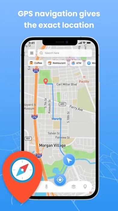 GPS Navigation and GPS Maps स्क्रीनशॉट