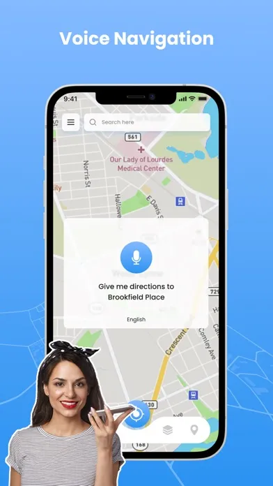 GPS Navigation and GPS Maps स्क्रीनशॉट