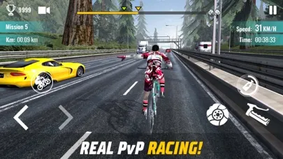Tangkapan layar Bicycle Rider: Traffic Racing