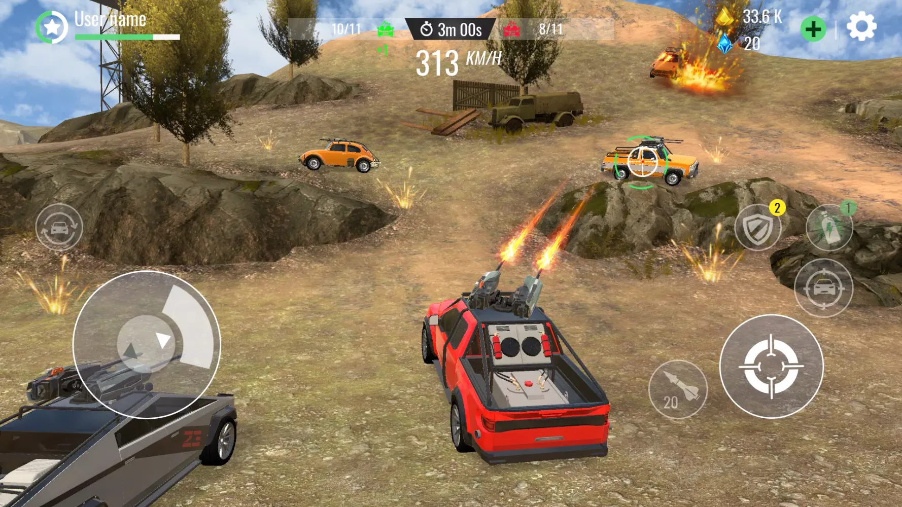 Tangkapan layar Car Survival: PvP War Shooter