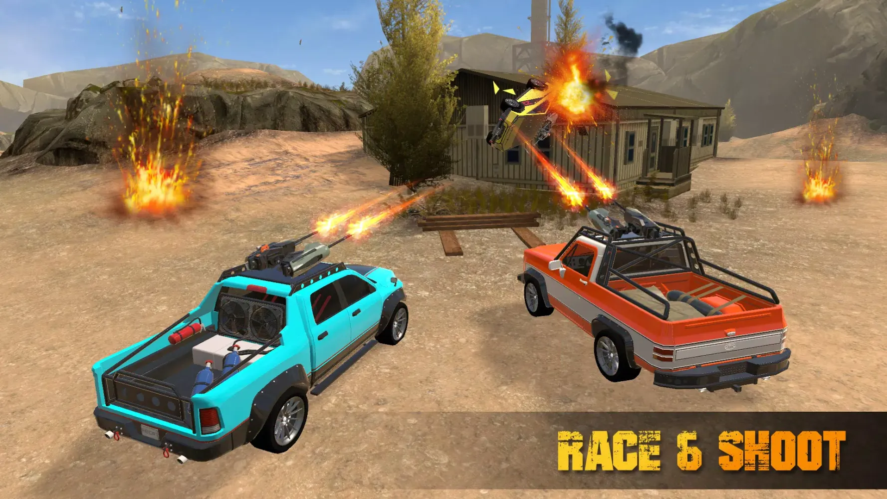 Tangkapan layar Car Survival: PvP War Shooter