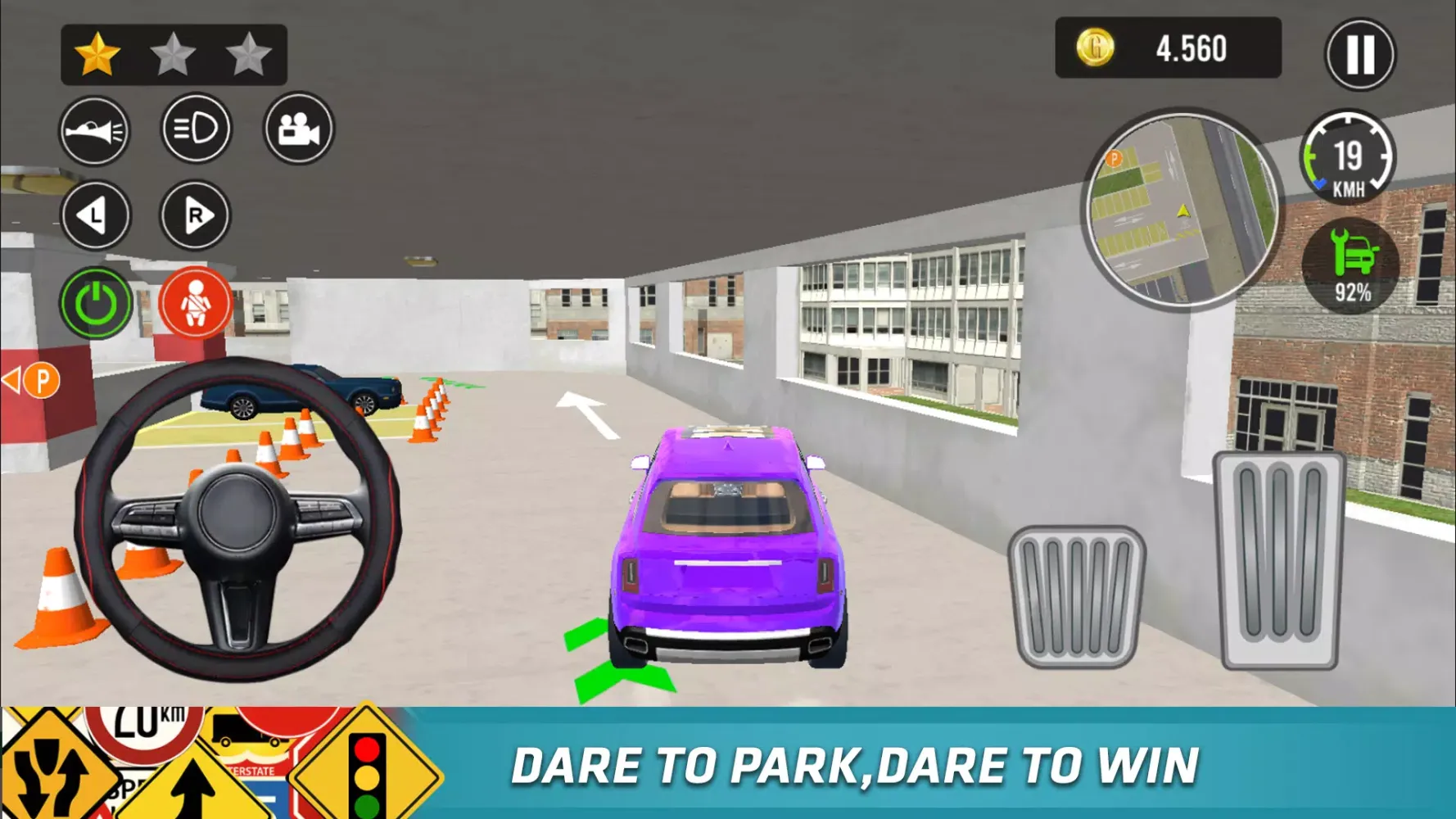 Capturas de tela do Real Car Driving Academy Game