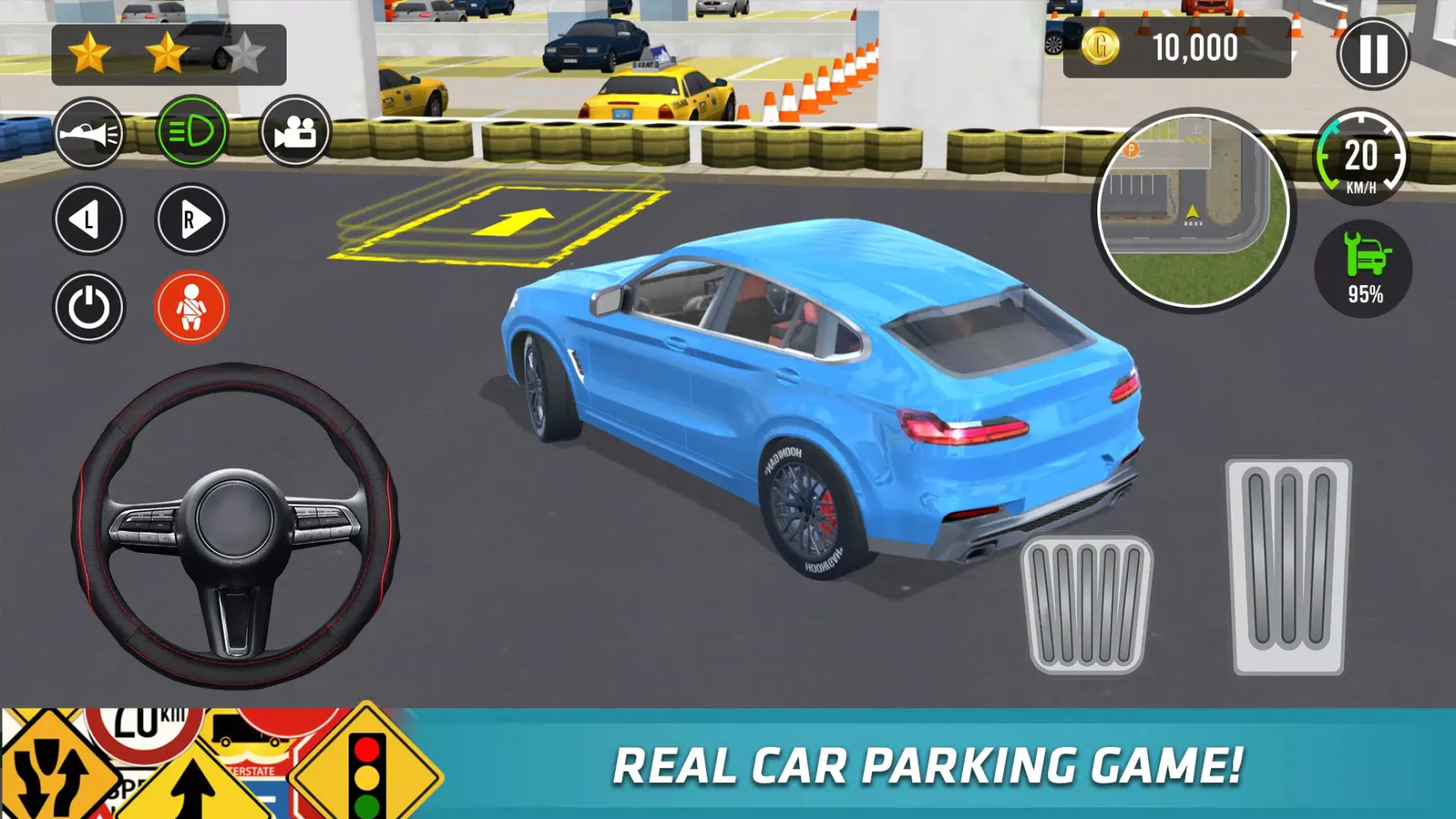 Capturas de tela do Real Car Driving Academy Game