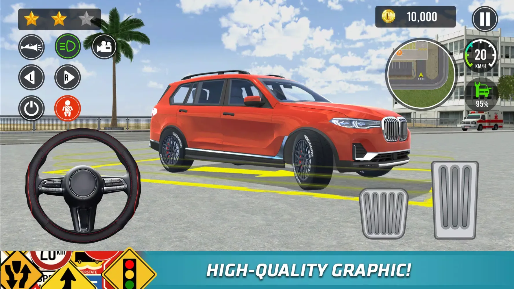Capturas de tela do Real Car Driving Academy Game