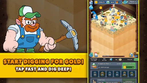 Tap Tap Dig 2: Idle Mine Sim स्क्रीनशॉट