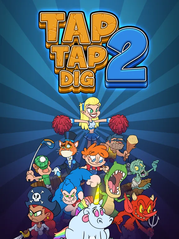 Tangkapan skrin Tap Tap Dig 2 iPad 
