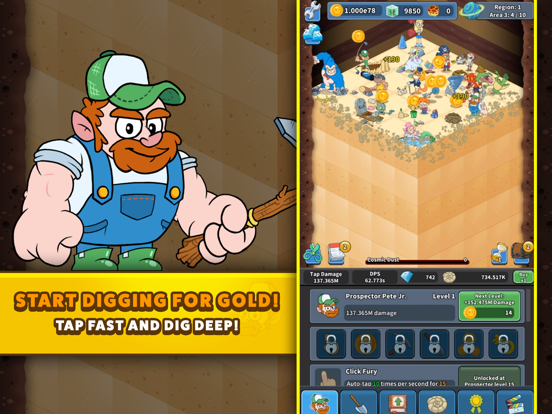 Tap Tap Dig 2 iPad  Screenshots