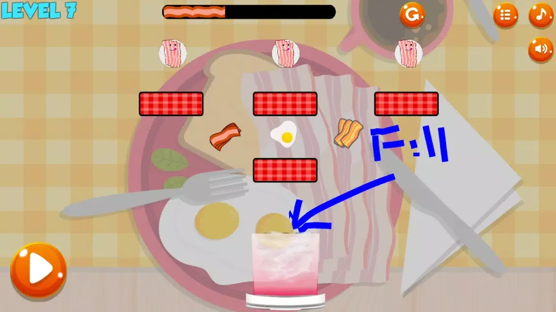 تصاویر Bacon Line - Fill in Glass