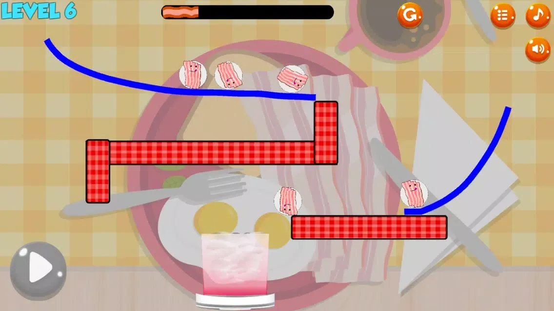 تصاویر Bacon Line - Fill in Glass