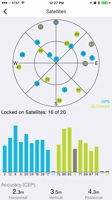 Bad Elf GPS Screenshots