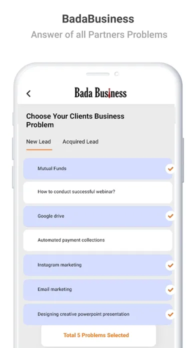 تصاویر Badabusiness One App
