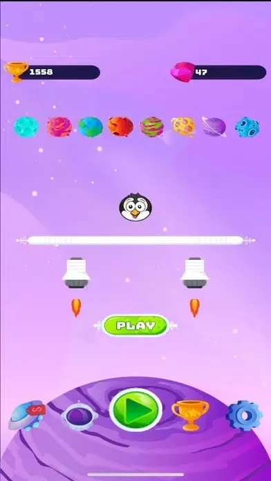 Capturas de tela do Cosmo Jump