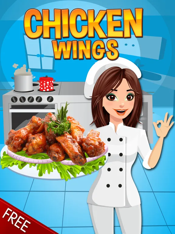 Chicken Wings Food Maker Free-Cooking Fever Game iPad  স্ক্রিনশট