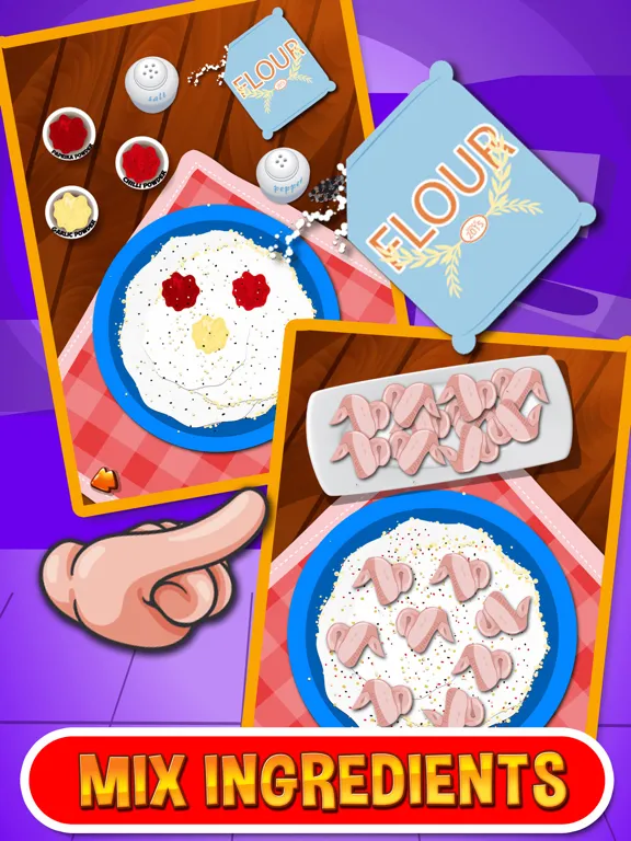 Chicken Wings Food Maker Free-Cooking Fever Game iPad  স্ক্রিনশট