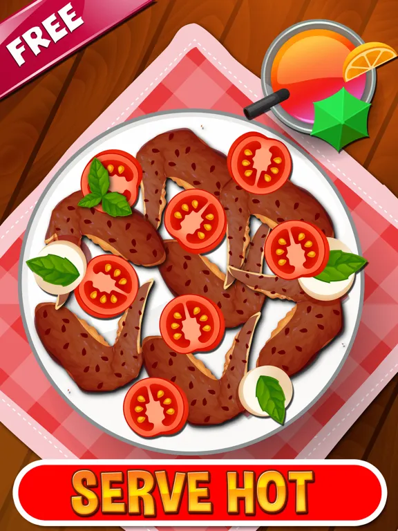 Chicken Wings Food Maker Free-Cooking Fever Game iPad  স্ক্রিনশট