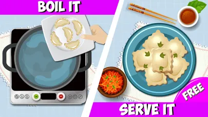 Tangkapan skrin Dumpling Street Chef - Cooking For Girls & Teens