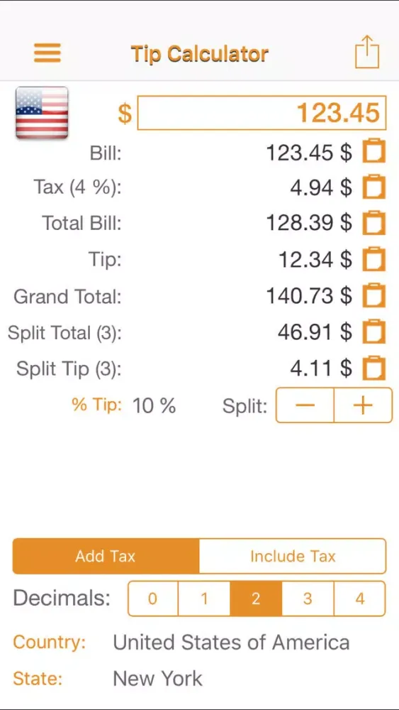 Zrzuty ekranu Sales Tax Pro