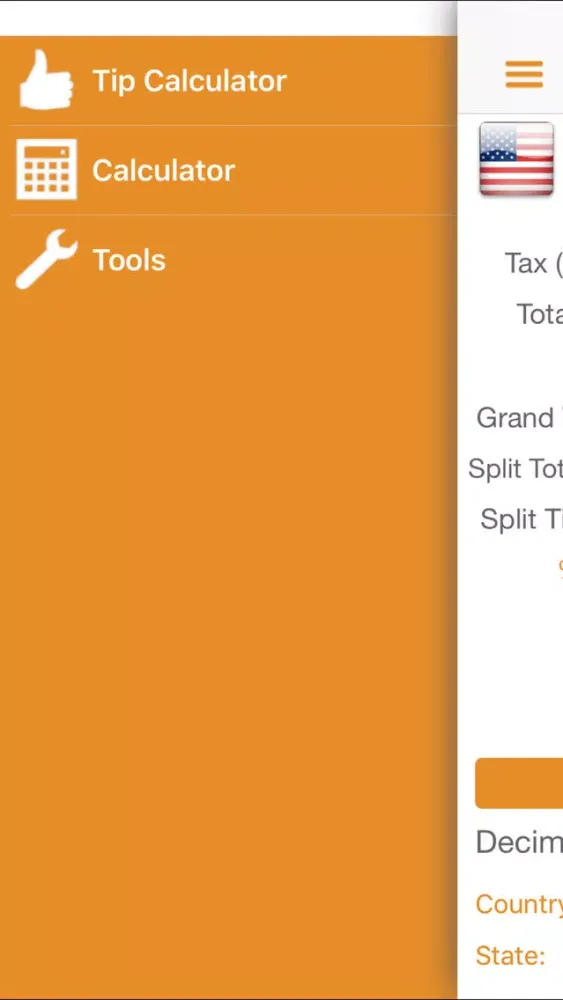 Tangkapan layar Tip Calculator Professional
