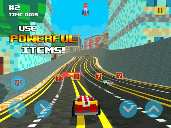 Ảnh chụp màn hình của Blocky Fast Fury 2 iPad 