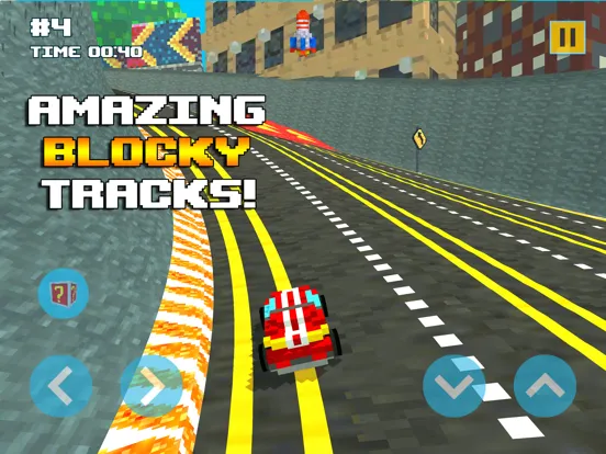 Ảnh chụp màn hình của Blocky Fast Fury 2 iPad 