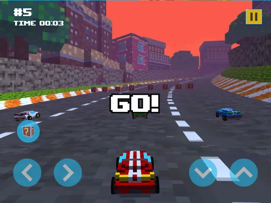 Ảnh chụp màn hình của Blocky Fast Fury 2 iPad 