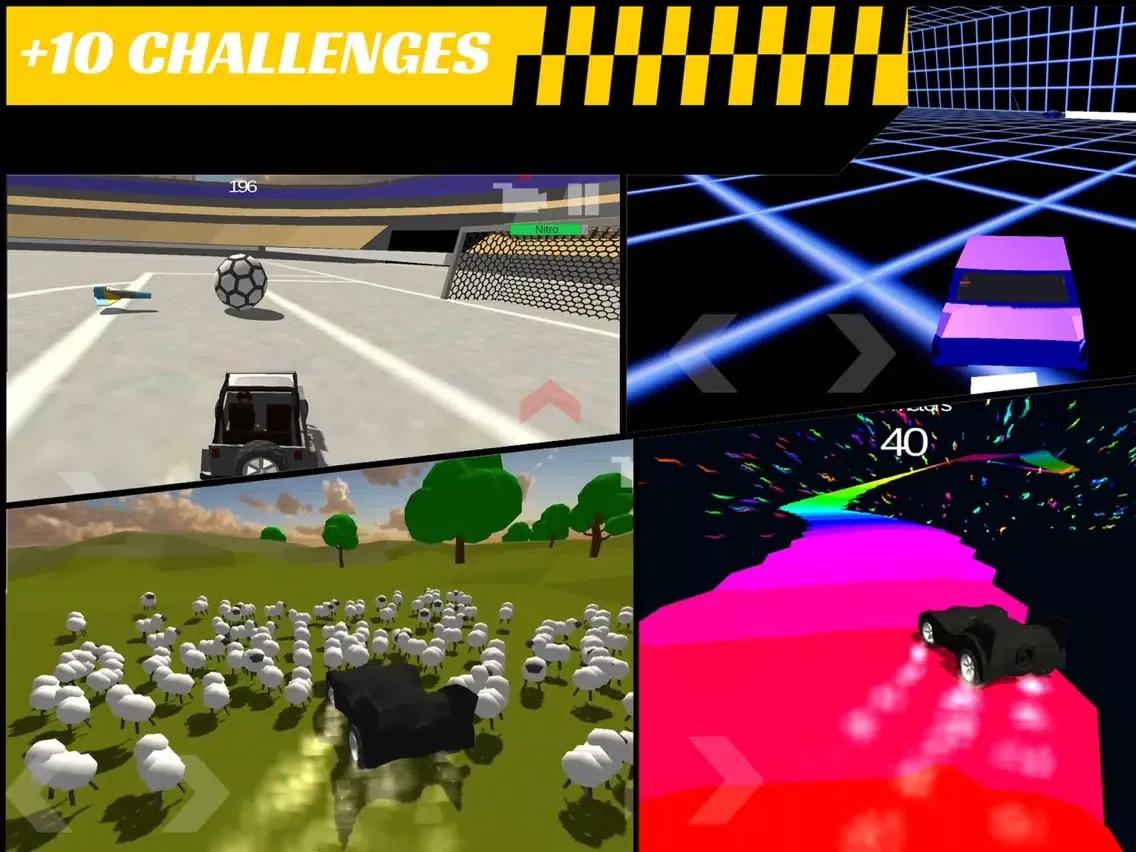 Zrzuty ekranu Moad Racing - 3D Race in Car iPad