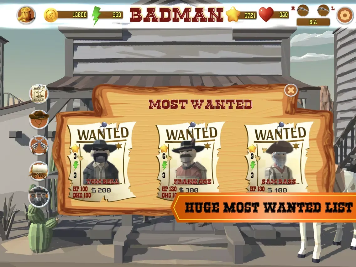 Tangkapan skrin Badman iPad 