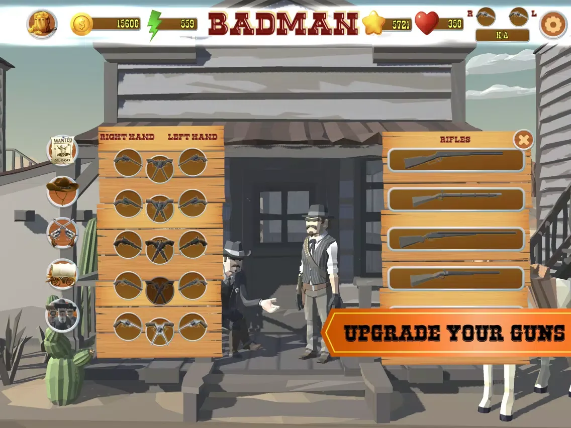 Tangkapan skrin Badman iPad 