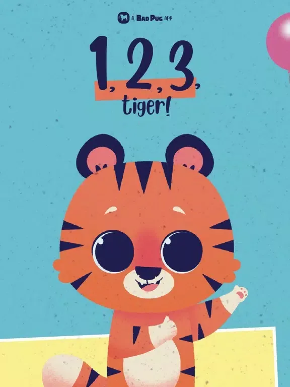 Screenshot di 1 2 3 TIGER - Learning Numbers iPad 