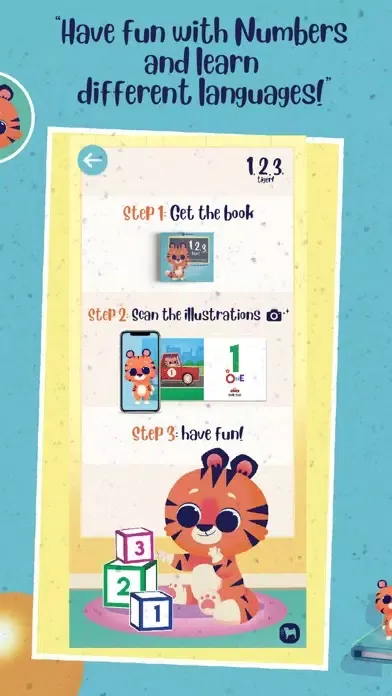 Screenshot di 1 2 3 TIGER - Learning Numbers