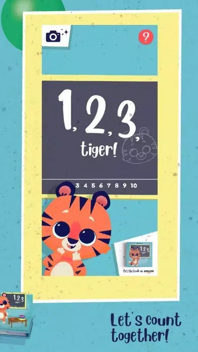 Screenshot di 1 2 3 TIGER - Learning Numbers